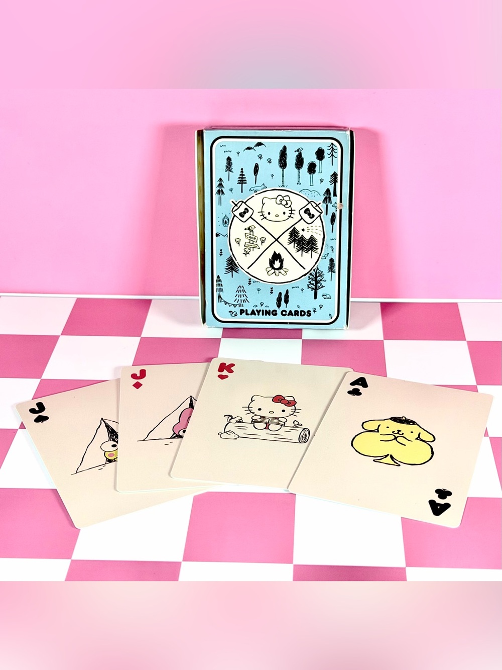 Loot Crate Hello Kitty Camping Playing Cards